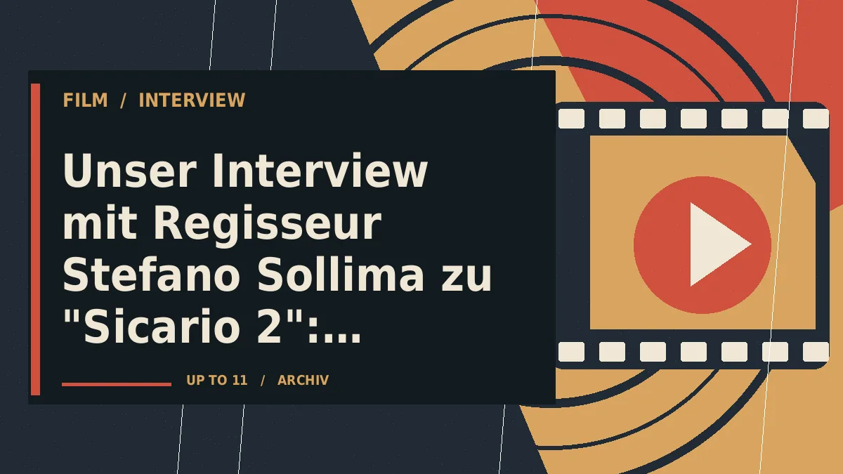 Unser Interview mit Regisseur Stefano Sollima zu "Sicario 2": Antihelden sind die wahren Helden