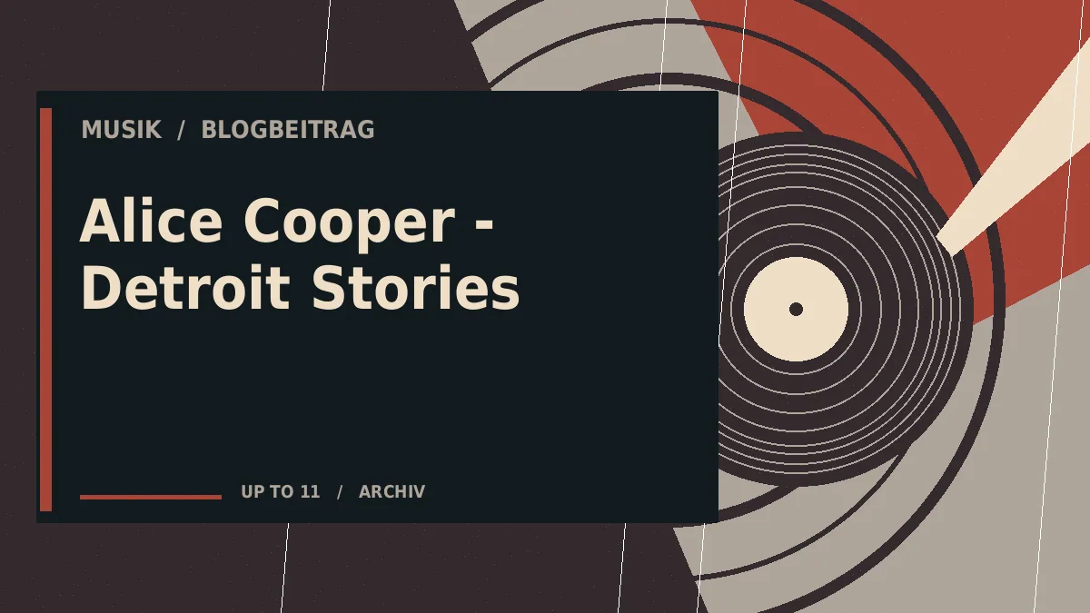 Alice Cooper - Detroit Stories